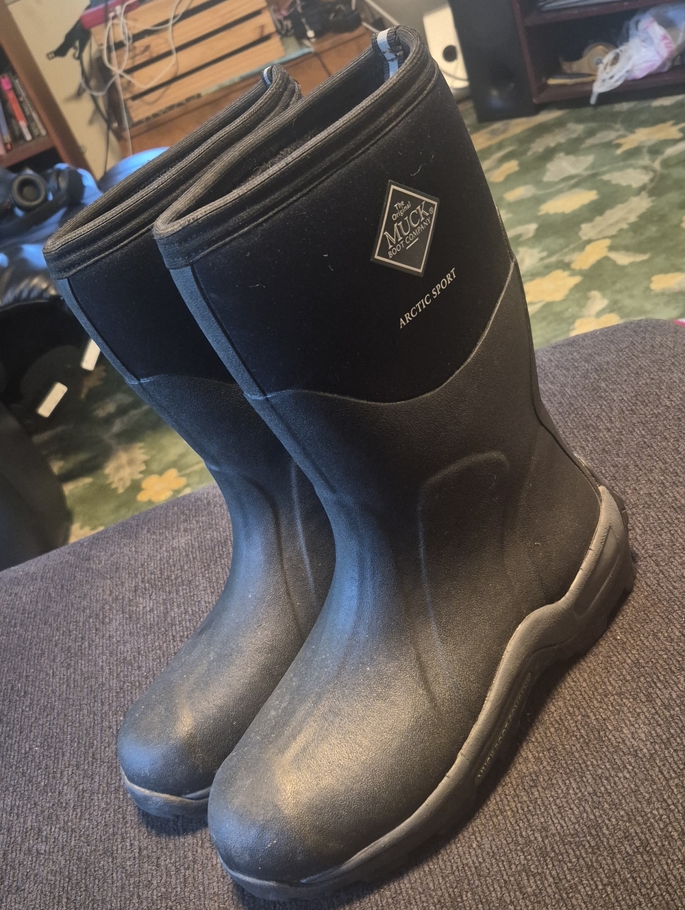 Muck Boot Arctic Sport Men's Black Winter Rain & Snow Boots